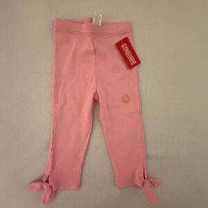 Gymboree Sunflower Fields Pink Bow Capri Leggings